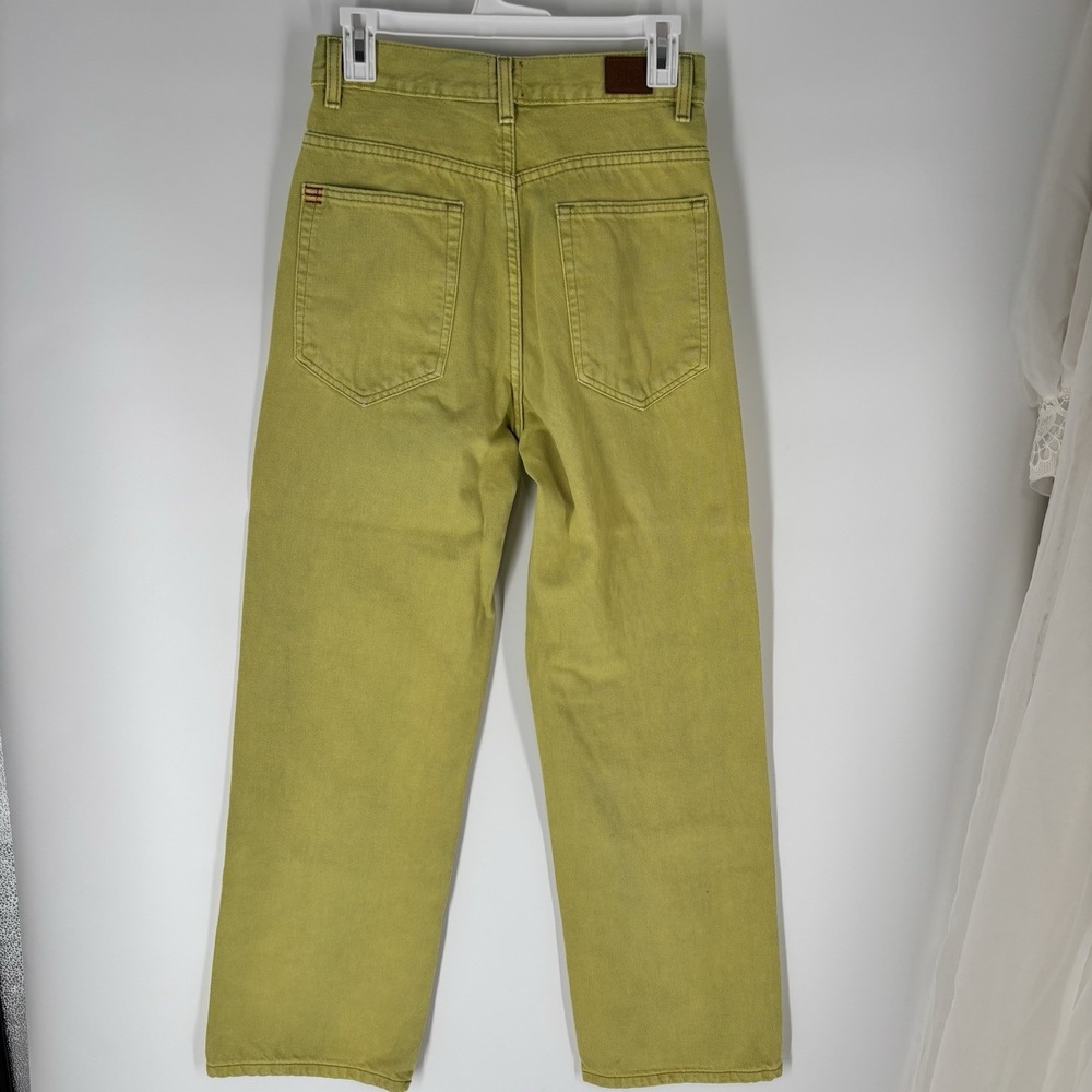 BDG Urban Outfitters Womens High Rise Loose Baggy Jeans Sz 25 Lime Green Grunge‎ - Picture 11 of 14